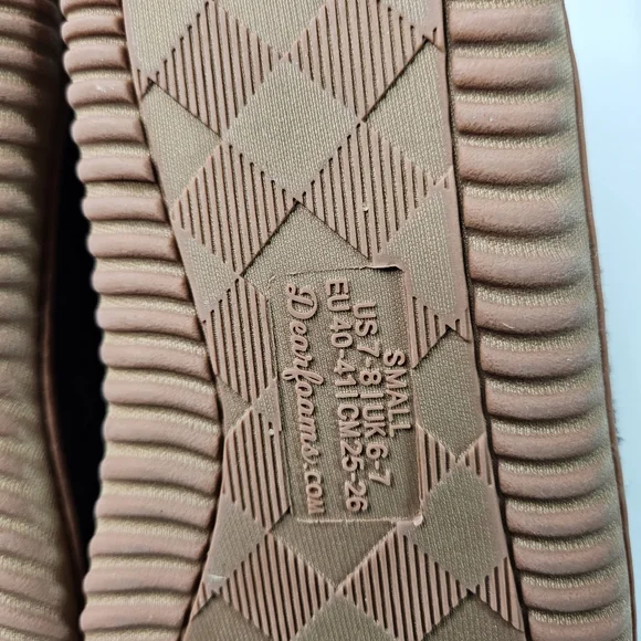 Dearfoams Men's Alpine Brixen Indoor/Outdoor Memory Foam Comfort Boot si… - Picture 10 of 12